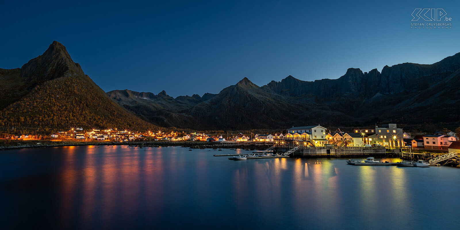 Norway - Senja - Mefjordvaer - Blue hour  Stefan Cruysberghs